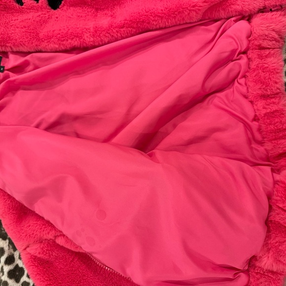Rockstar Original Neon Pink Inany Fur Jacket - Picture 11 of 13